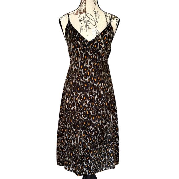 R13 $545 Leopard Midi Slip Dress - XS - Picture 2 of 12